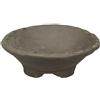 Vaso per bonsai Giapponese Morrisan rotondo in gres 11x11x3 cm - B01-20