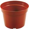 Vasi rotondi in plastica color terracotta 10x8 cm (n.1700 pezzi), (Art. 107, Vaso Stop Fondo Nuovo) ditta Arca