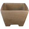Vaso per bonsai quadrato in gres 25,5x25,5x17,5 cm - 2916a