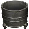 ZZZ Vaso per bonsai rotondo in gres 10x10x7 cm - B114b