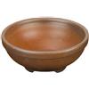 Vaso per bonsai rotondo in gres 8,5x8,5x3 cm - ZX5