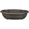 Vaso per bonsai ovale (forma mokko) in gres 51x39,5x11 cm - L47b