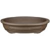 Vaso per bonsai ovale in gres 59,5x43x11 cm - L68b