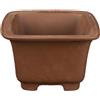 Vaso per bonsai quadrato in gres 10x10x6,5 cm - YM48