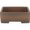 ZZZ Vaso per bonsai rettangolare in gres 17x14x5,5 cm - ZM15