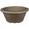 Vaso per bonsai rotondo in gres 33x33x14 cm - 2924b