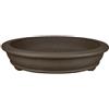 Vaso per bonsai rotondo in gres 50x50x9 cm - L35c