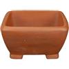 Vaso per bonsai quadrato in gres 18x18x9 cm - 2867