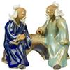 Statuina da compagnia per bonsai, dialogo tra saggi 6,5x4,5x7 cm - CA-5B