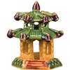 Statuina da compagnia per bonsai, tempio 4x4x6 cm - S-4B