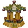 Statuina da compagnia per bonsai, tempio 6x6x6,5 cm - S-3B