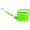 Annaffiatoio verde chiaro in plastica Giapponese con rosa in metallo per piante e bonsai, 4 lt