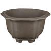 ZZZ Vaso per bonsai esagonale (forma a fior di loto) in gres 30x30x18,5 cm - GL16b