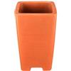 Vaso per bonsai quadrato (stile a cascata) in gres 13,5x13,5x24,5 cm - L79b