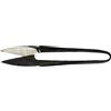 Forbice corta per defogliazione in acciaio inox brunito per bonsai, 105 mm (D8)