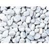 Ciottoli, sassi per giardino, Bianco Carrara 25-40 mm (1200 kg)