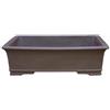 Vaso per bonsai rettangolare in gres 89x65,5x23,5 cm - L98a