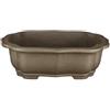 Vaso per bonsai ovale (forma mokko) in gres 33x25,5x11 cm - 2332a