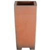 Vaso per bonsai quadrato (stile a cascata) in gres 9x9x23 cm - B108