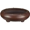 Vaso per bonsai rotondo in gres 15,5x15,5x4 cm - B121