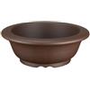 Vaso per bonsai rotondo in gres 26x26x10 cm - B133b