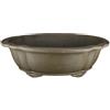 Vaso per bonsai ovale (forma mokko) in gres 65x47x18 cm - 2912a