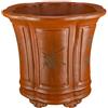 Vaso per bonsai rotondo (forma a fior di loto e a cascata) in gres 33x33x31,5 cm - 2354d