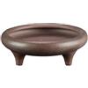 Vaso per bonsai rotondo in gres 11,5x11,5x2,5 cm - B114a