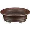 Vaso per bonsai rotondo in gres 15,5x15,5x4 cm - B118