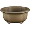 Vaso per bonsai ovale (forma mokko) in gres 20,5x17,5x9,5 cm - SM002d