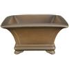 Vaso per bonsai quadrato in gres 32x32x15,5 cm - SM066a
