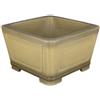 Vaso per bonsai quadrato in gres 16x16x10 cm - SM068c