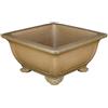 Vaso per bonsai quadrato in gres 32x32x16 cm - SM065a