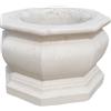 Pozzo in pietra (marmo bianco Verona) per giardino, 115x115xh80 cm (PO02)