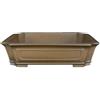 Vaso per bonsai rettangolare in gres 41x34,5x9,5 cm - SM041a
