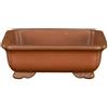 Vaso per bonsai rettangolare in gres 12,5x9,5x3,5 cm - SM123