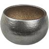 Vaso per bonsai Giapponese Morrisan rotondo in gres sabbiato 6,5x6,5x4,5 cm - B06-23