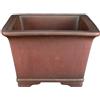 Vaso per bonsai quadrato in gres 14x14x10 cm - SM073c