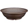 Vaso per bonsai rotondo in gres 22,5x22,5x6,5 cm - B084c