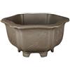 Vaso per bonsai esagonale (forma a fior di loto) in gres 38x38x21 cm - 2946Da