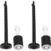 Briny River 2 Set Di Rotoli Di Carta Per Stampante E Set Di Aste Di Prelievo Compatibile Con HP 230 M134 130fn M133 M130 M129 M227 M203 281 M132