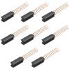 Briny River 8 Pezzi Di Spazzole Di Carbone Compatibile Con Leister Hot Jet S - Spazzole Motore 5x6x16 Mm Con Molla 100.645