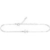 WearTravelers Bracciale con Aereo in Argento 925 e Zirconi - Idea Regalo per Donna Viaggiatrice - Modello Miami