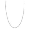 RANKEEF 3mm Collana Uomo Acciaio Inox Resistente Collana Catena Uomo Antiossidante Fantastico Chain Anallergica Catena Argento