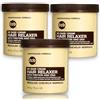 Tcb 3 x crema lisciante TCB No Base Creme Hair Relaxer REGULAR - Normale 425 g (totale - 1275 g)