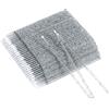 G2PLUS 200PCS Microbrush Micro Applicatori Ciglia Microbrush per Laminazione Ciglia Micro Applicatori per Ciglia Estensioni,Maniglia di Cristallo (Nero)