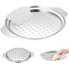 Heozhuyi Grattugia per Spatzle, Utensile per Spatzle con raschietto, pressa per Spätzle in acciaio inox, strumento grattugia/Schepper per spätzle in acciaio inox