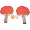 BRILY Set Ping Pong con 2 Racchette e 2 Palline