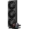 PCCOOLER Raffreddamento Liquido AIO per CPU, Schermo IPS da 2,4 Pollici, Radiatore Liquido da 360mm Compatibile con AM4 AM5 Intel LGA 1700/1851/115X Raffreddamento a Acqua CPS (DS360 Display BK)