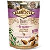 Carnilove Snack Semiumido per Cani con Quaglia e Origano - Confezione da 200 gr
